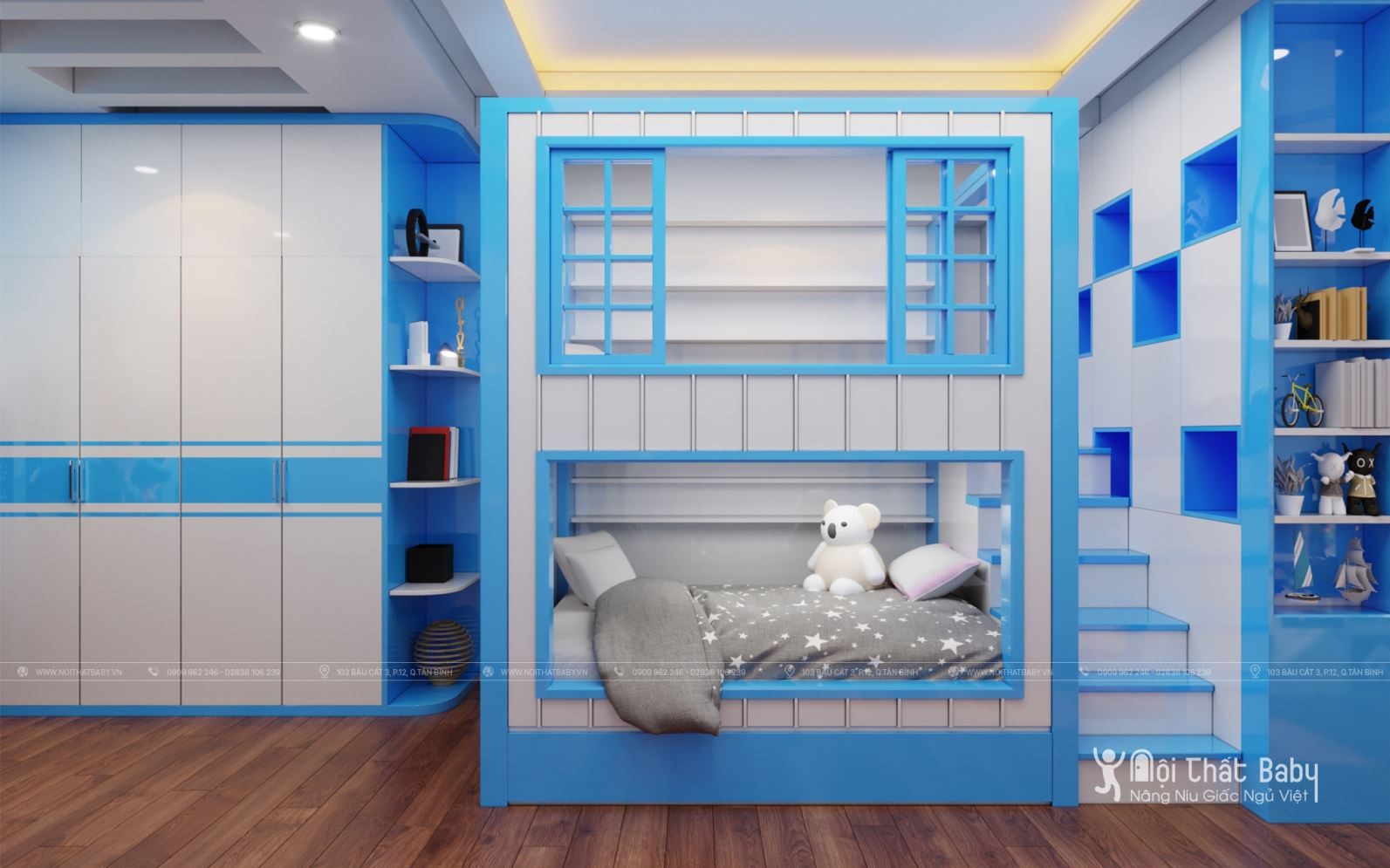 3 gợi ý thiết kế giường tầng cho bé tuyệt đẹp năm 2020