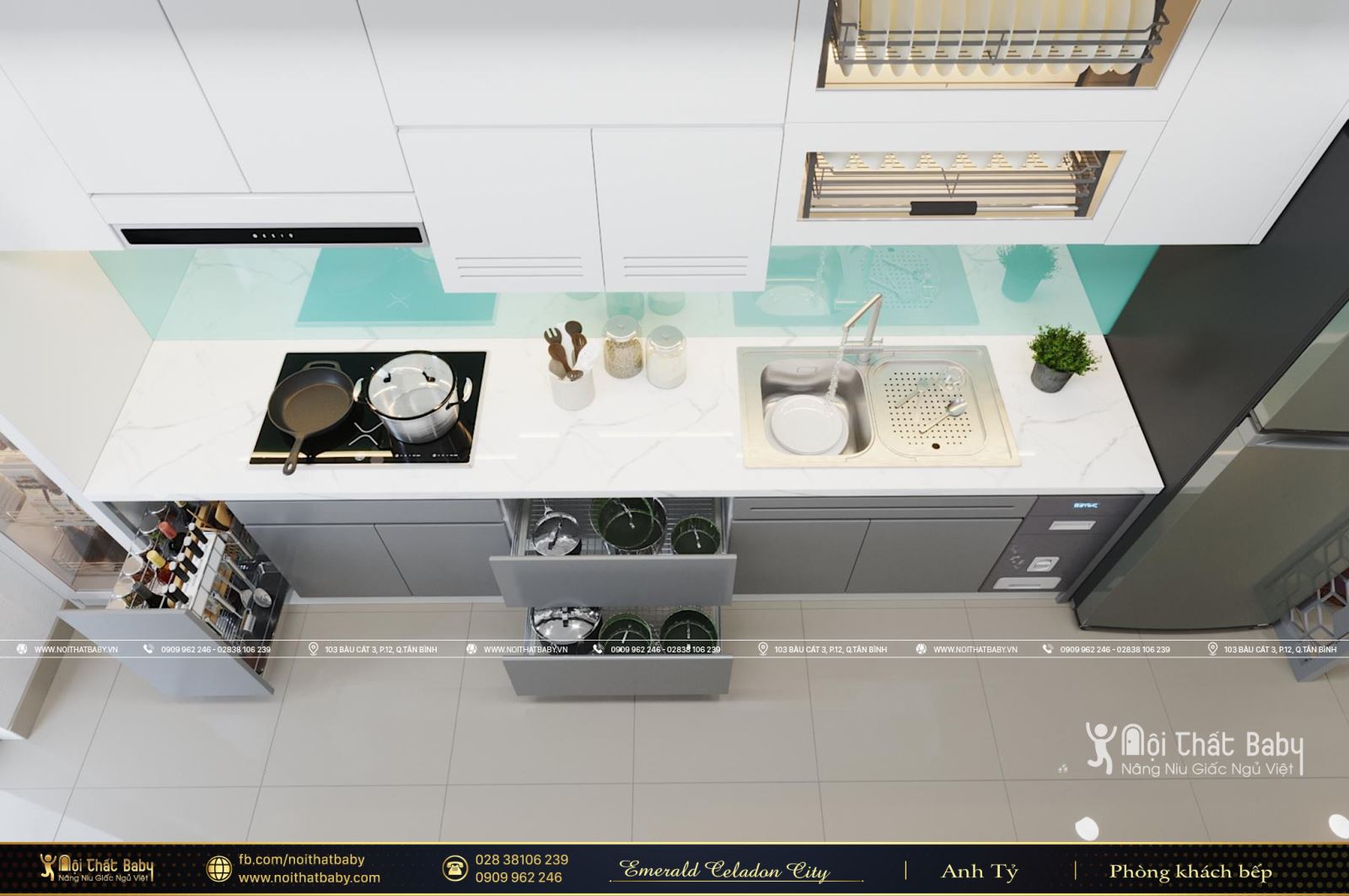 Tổng hợp các mẫu thiết kế nội thất Chung cư Emerald Celadon City