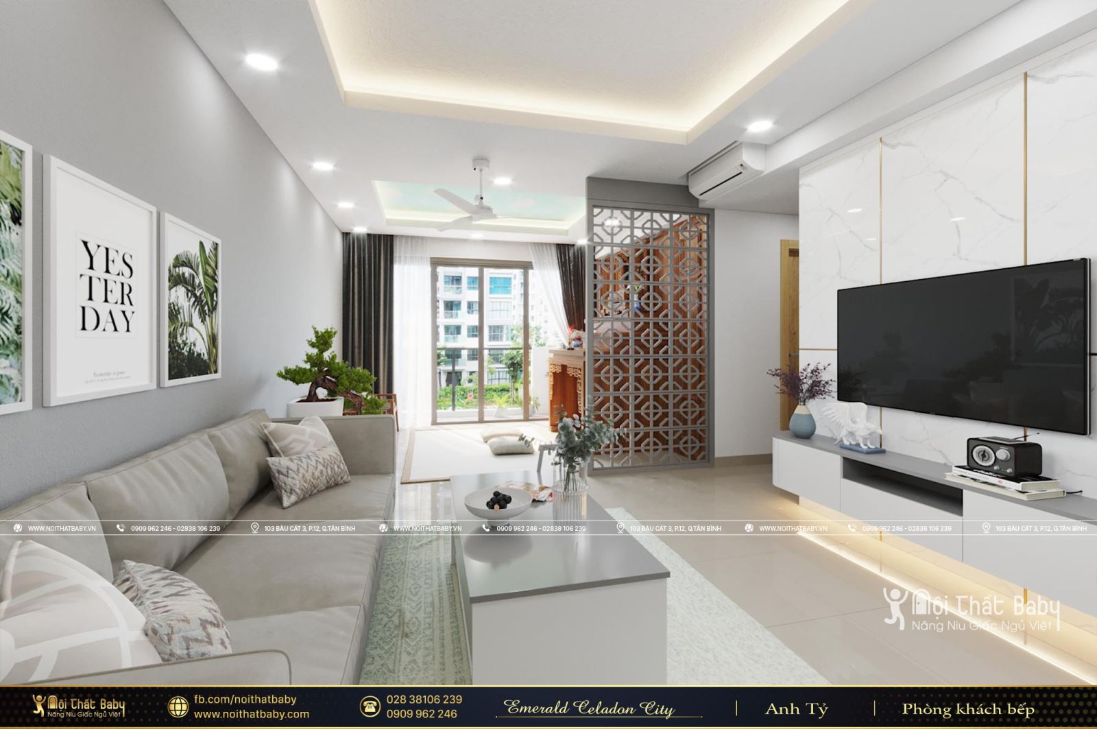 Tổng hợp các mẫu thiết kế nội thất Chung cư Emerald Celadon City