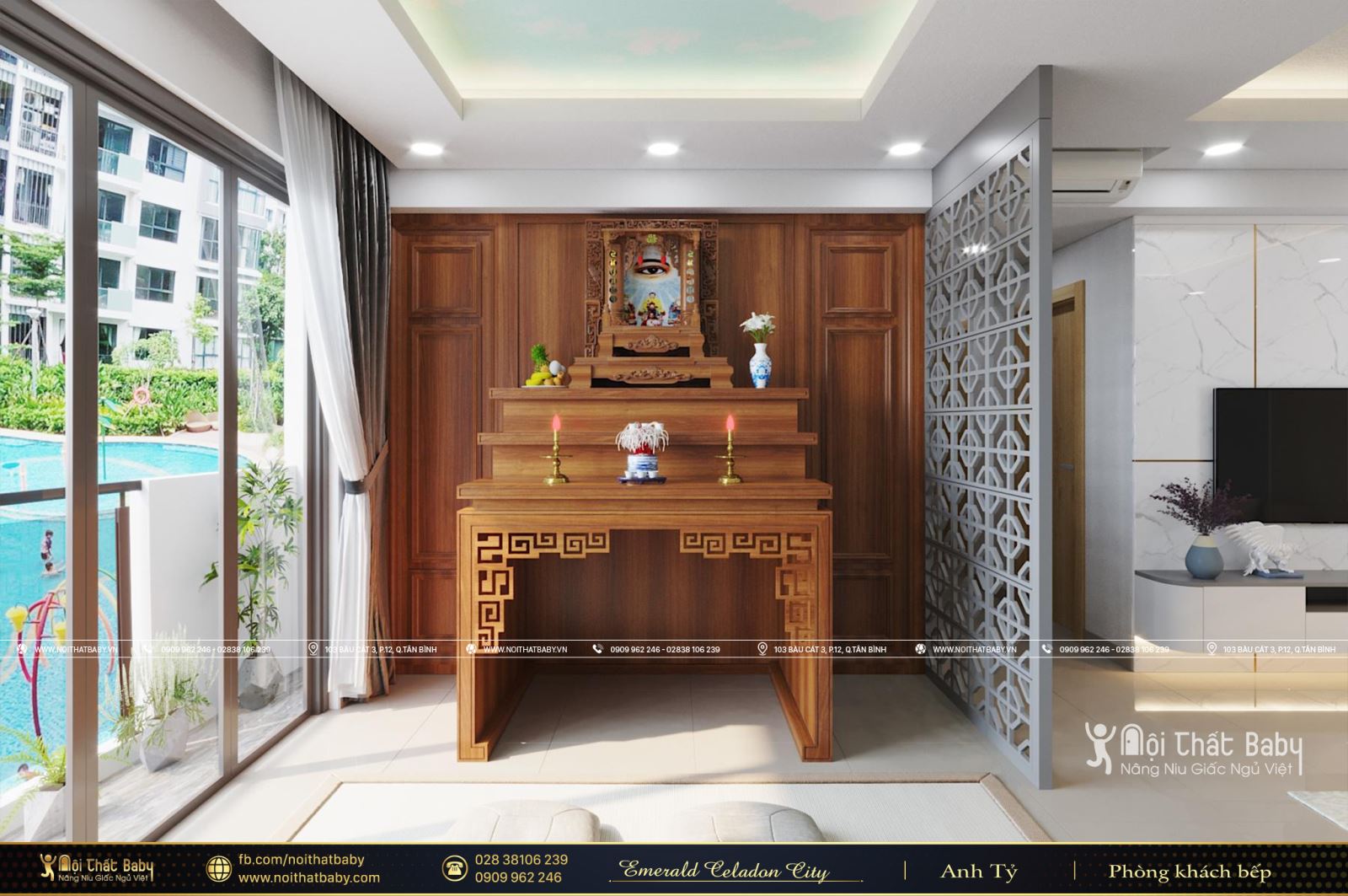 Tổng hợp các mẫu thiết kế nội thất Chung cư Emerald Celadon City