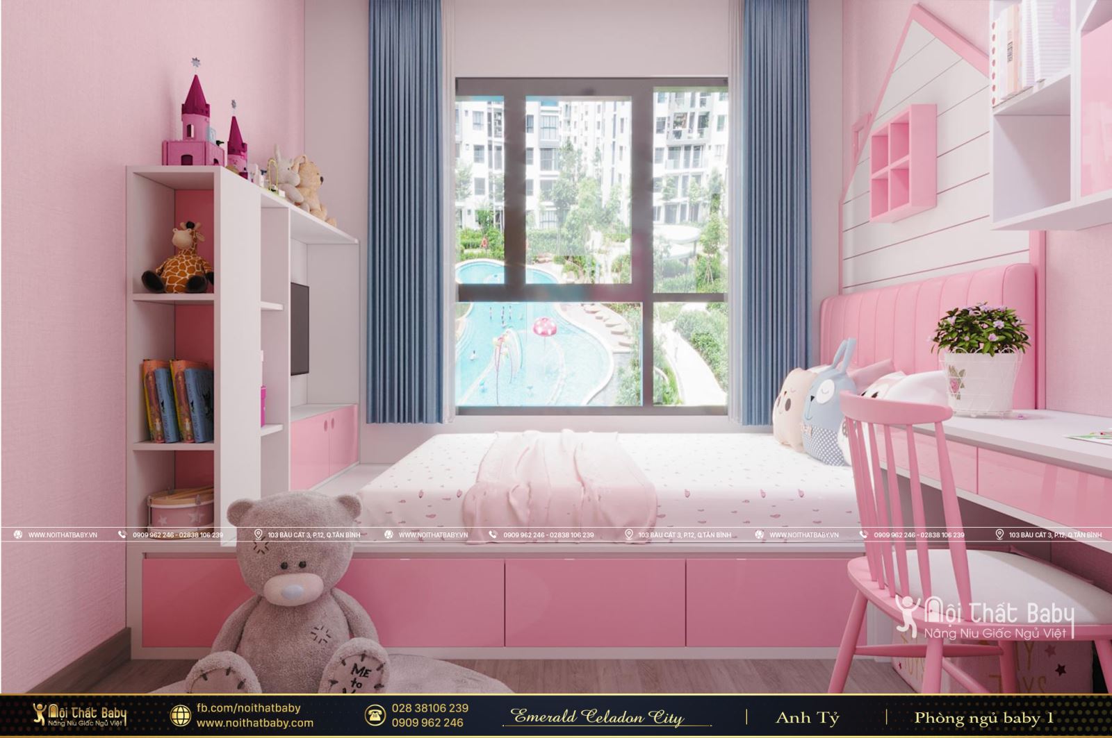 Tổng hợp các mẫu thiết kế nội thất Chung cư Emerald Celadon City