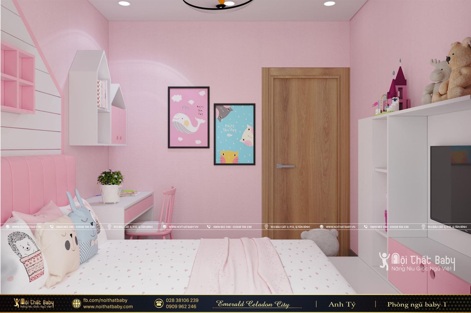Tổng hợp các mẫu thiết kế nội thất Chung cư Emerald Celadon City