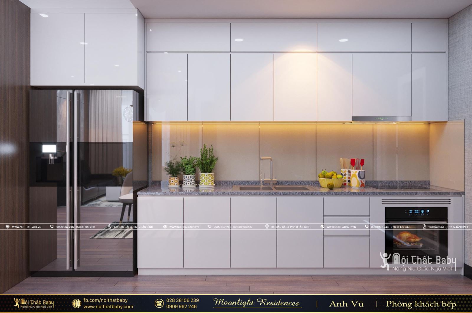 Tổng hợp các mẫu thiết kế nội thất chung cư Moonlight Residences