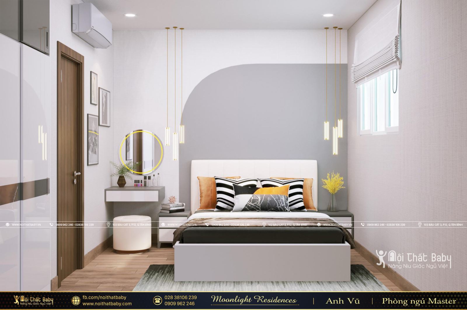 Tổng hợp các mẫu thiết kế nội thất chung cư Moonlight Residences