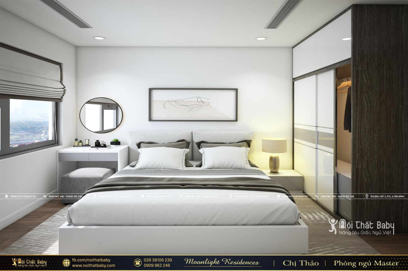 Tổng hợp các mẫu thiết kế nội thất chung cư Moonlight Residences