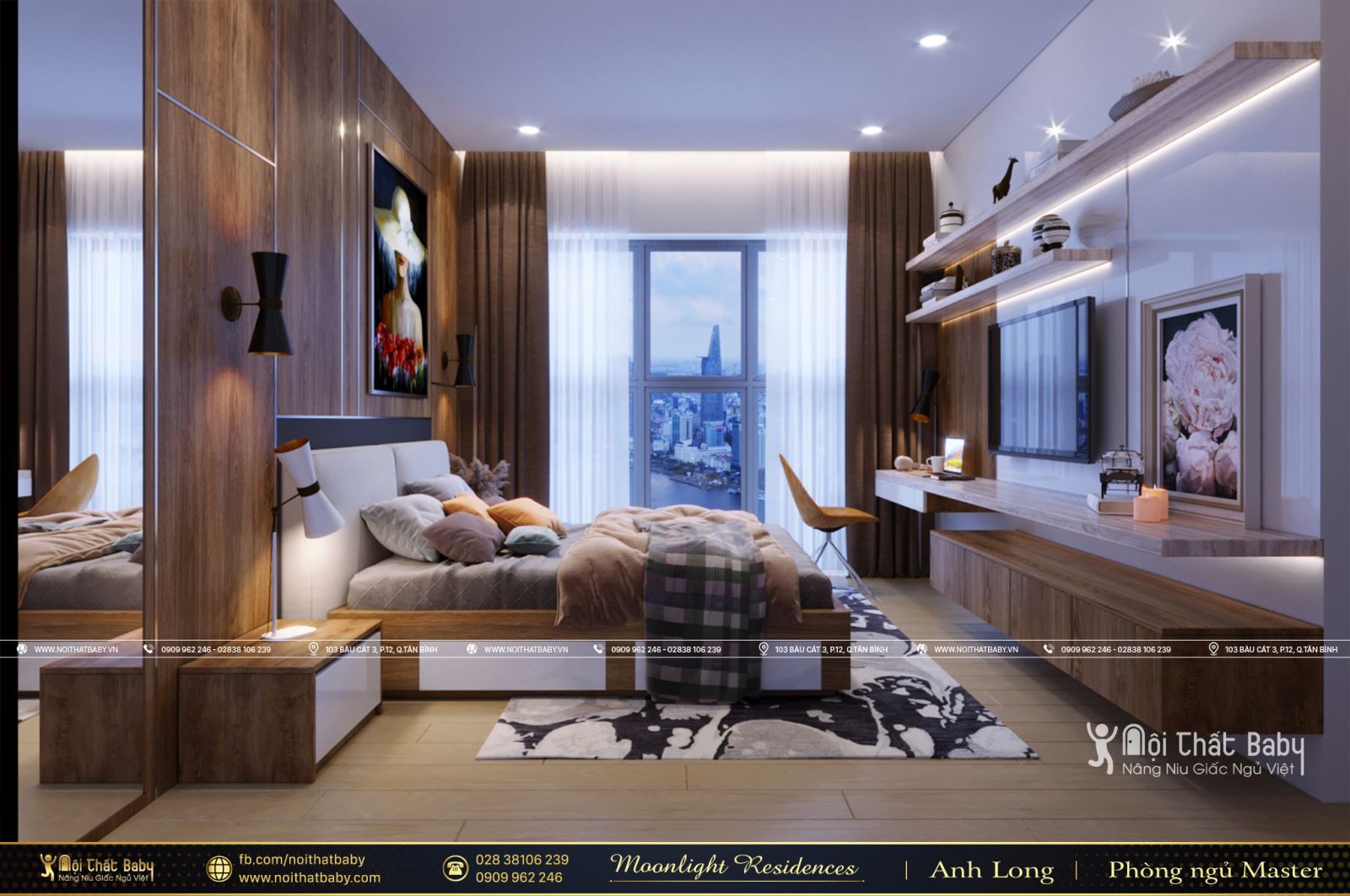 Tổng hợp các mẫu thiết kế nội thất chung cư Moonlight Residences