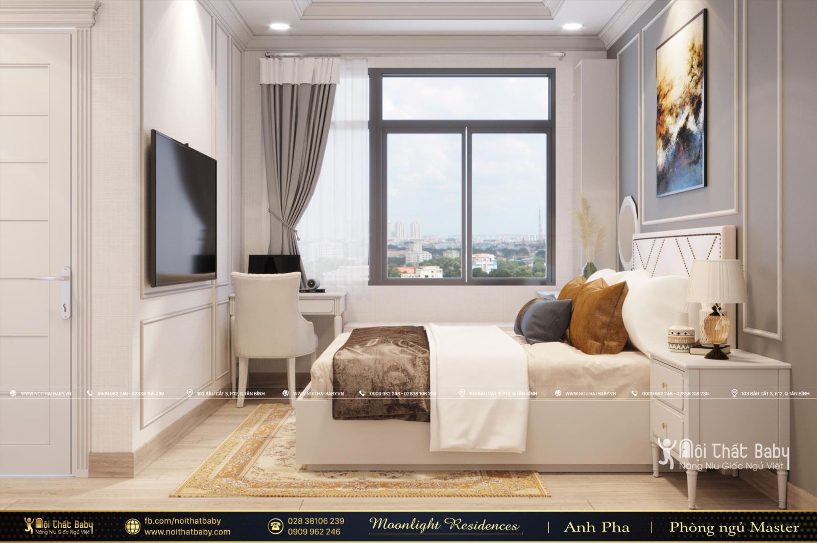 Tổng hợp các mẫu thiết kế nội thất chung cư Moonlight Residences