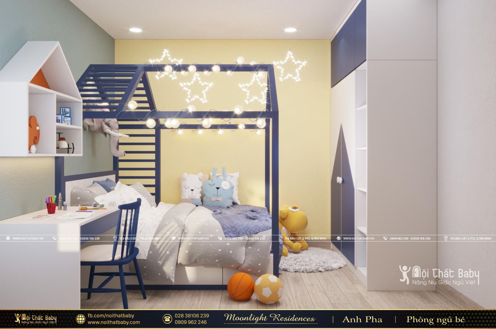 Tổng hợp các mẫu thiết kế nội thất chung cư Moonlight Residences