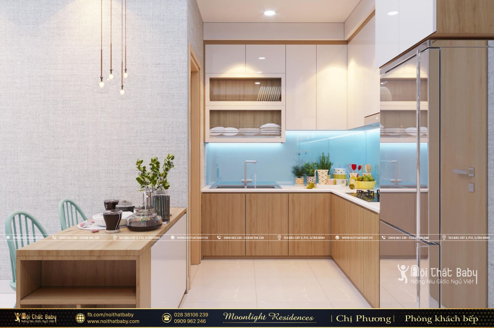 Tổng hợp các mẫu thiết kế nội thất chung cư Moonlight Residences