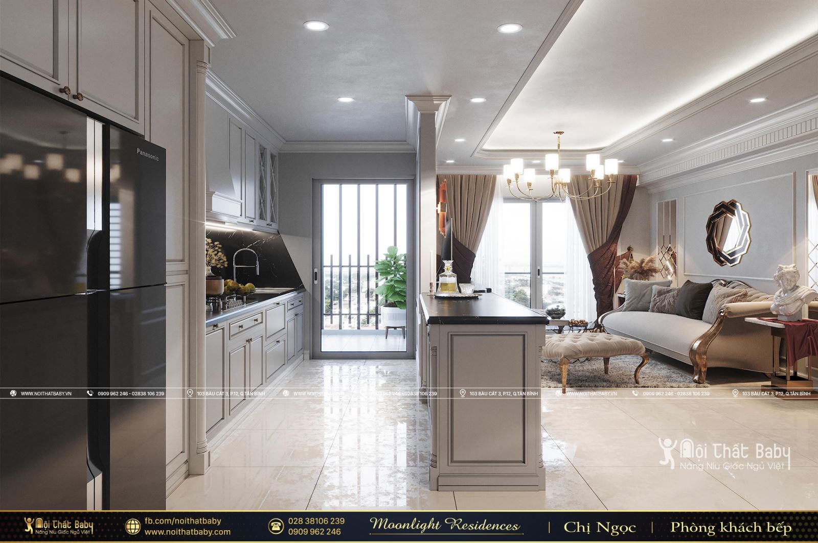 Tổng hợp các mẫu thiết kế nội thất chung cư Moonlight Residences