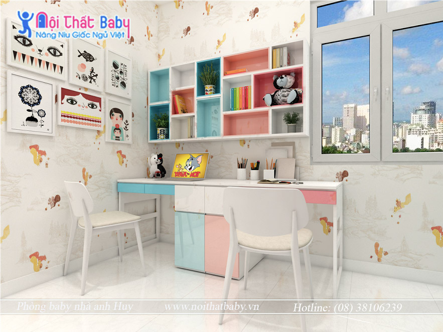 giường tầng cho bé