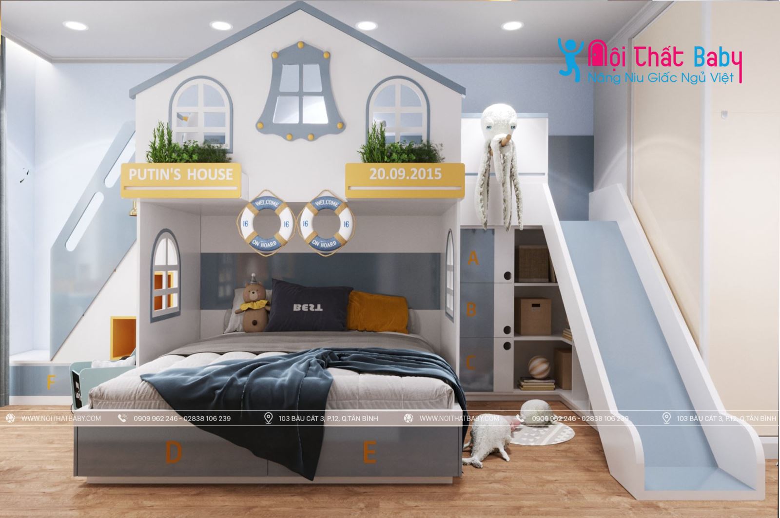 Thiết Kế Phòng Ngủ Cho Bé Trai Cần Lưu Ý Những Gì ?