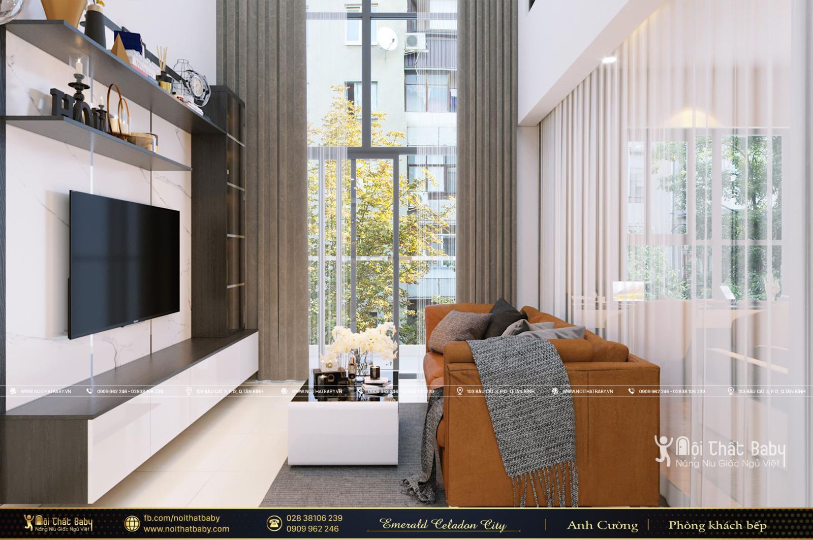 Tổng hợp các mẫu thiết kế nội thất Chung cư Emerald Celadon City