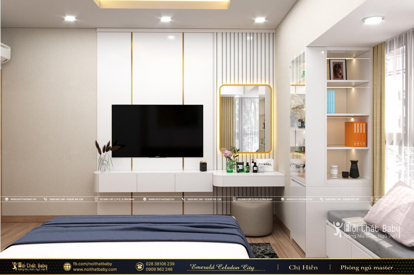Tổng hợp các mẫu thiết kế nội thất Chung cư Emerald Celadon City