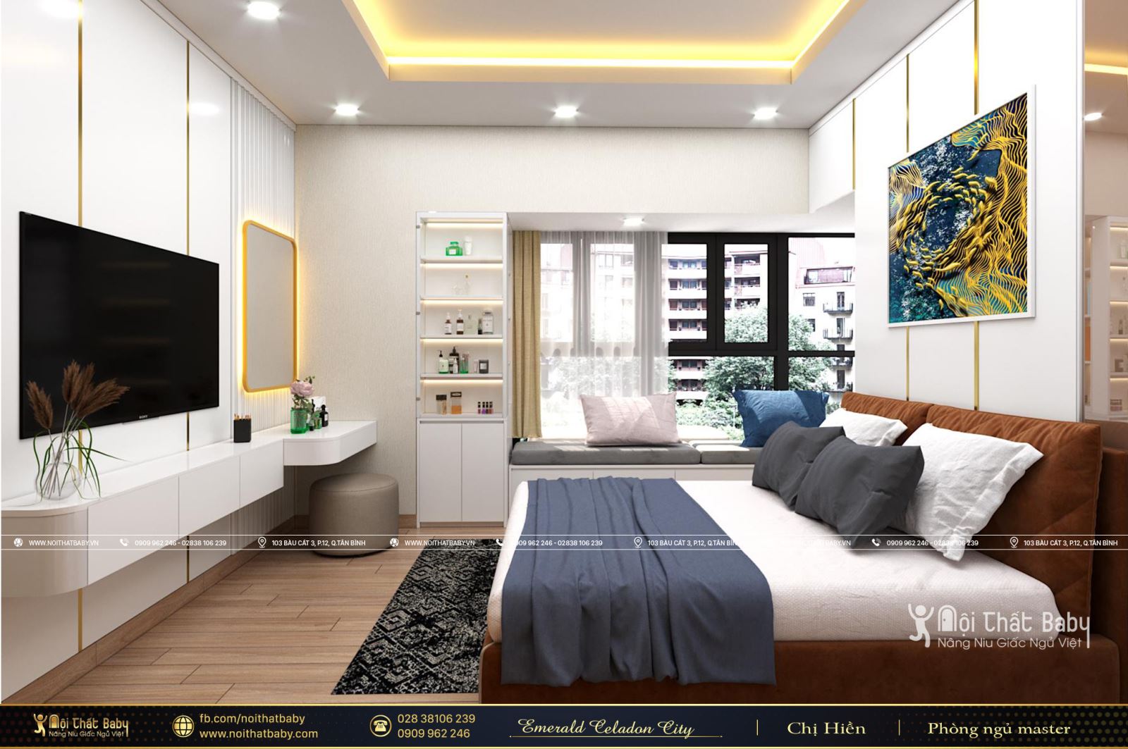 Tổng hợp các mẫu thiết kế nội thất Chung cư Emerald Celadon City