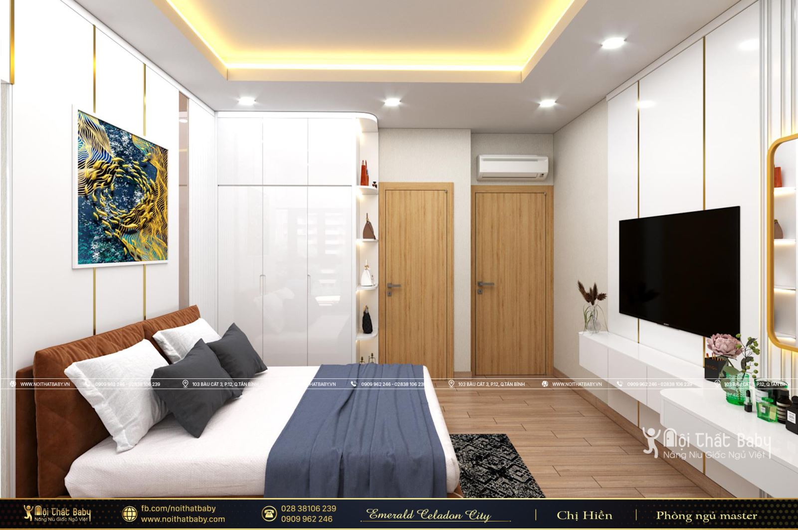 Tổng hợp các mẫu thiết kế nội thất Chung cư Emerald Celadon City