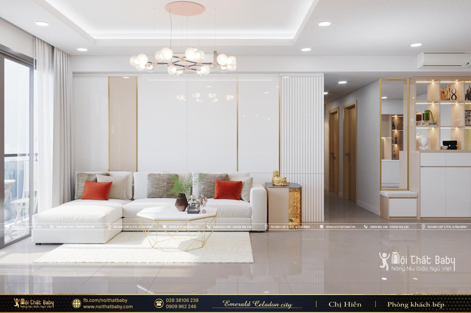 Tổng hợp các mẫu thiết kế nội thất Chung cư Emerald Celadon City