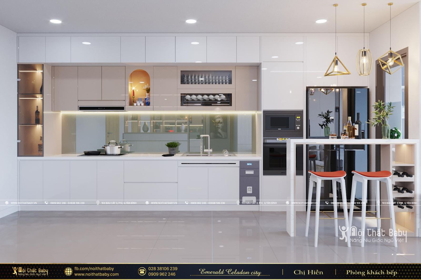 Tổng hợp các mẫu thiết kế nội thất Chung cư Emerald Celadon City