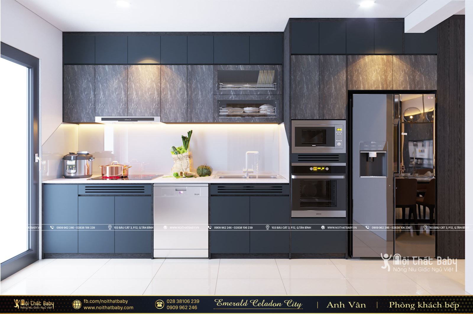 Tổng hợp các mẫu thiết kế nội thất Chung cư Emerald Celadon City