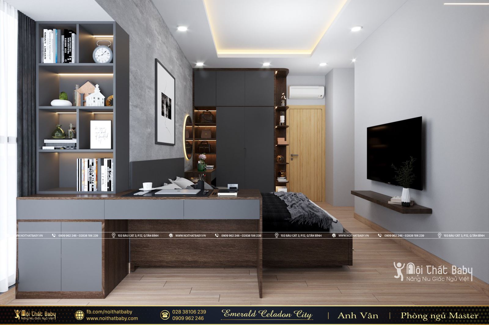 Tổng hợp các mẫu thiết kế nội thất Chung cư Emerald Celadon City