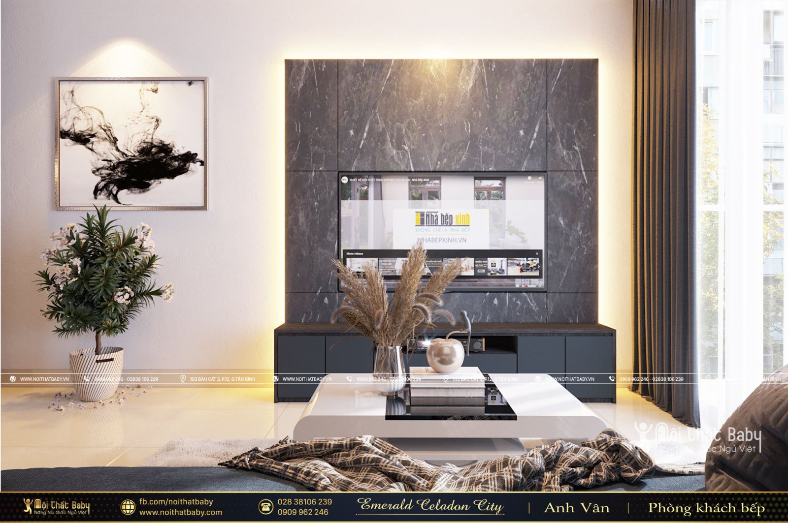 Tổng hợp các mẫu thiết kế nội thất Chung cư Emerald Celadon City