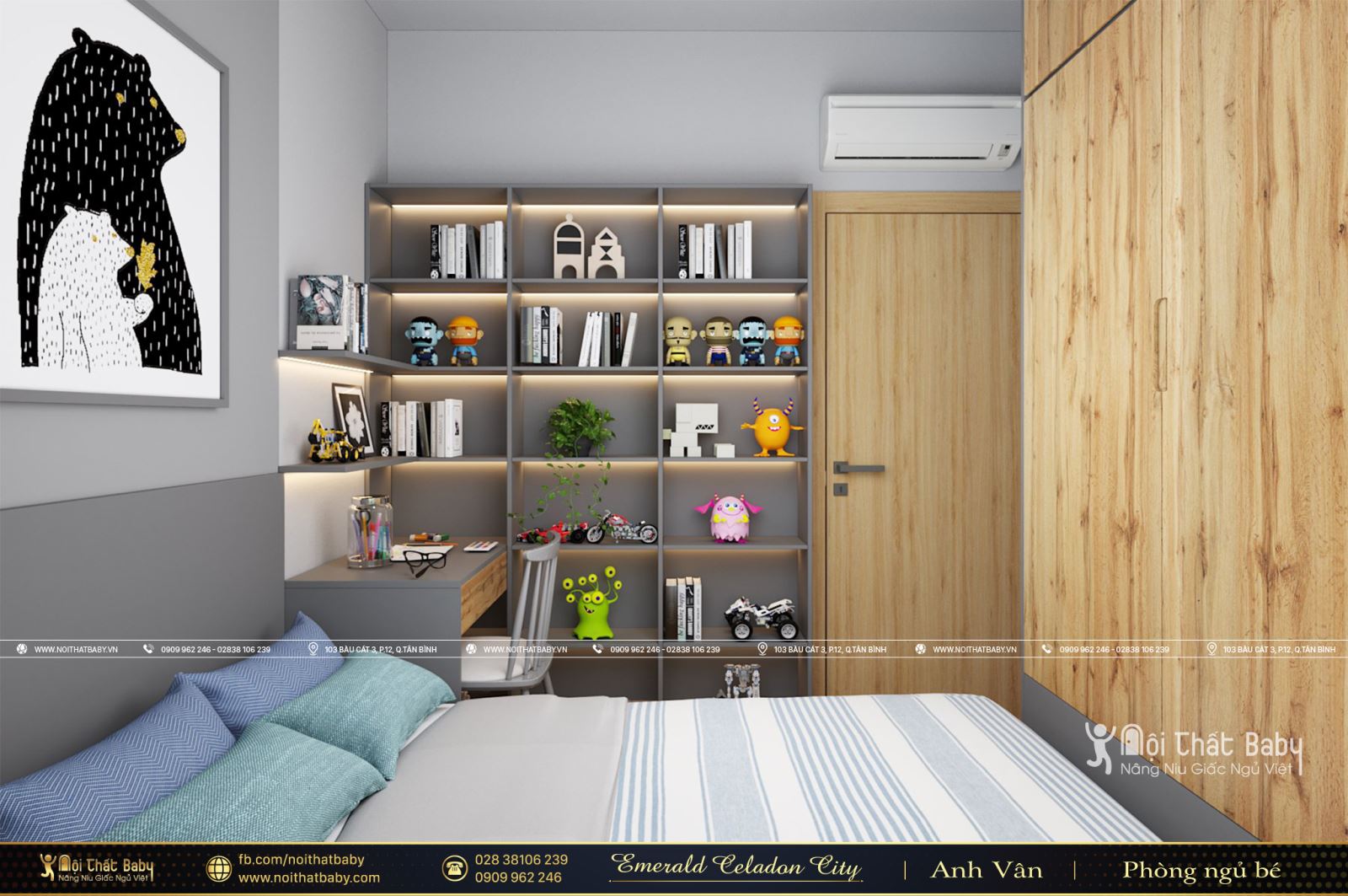 Tổng hợp các mẫu thiết kế nội thất Chung cư Emerald Celadon City