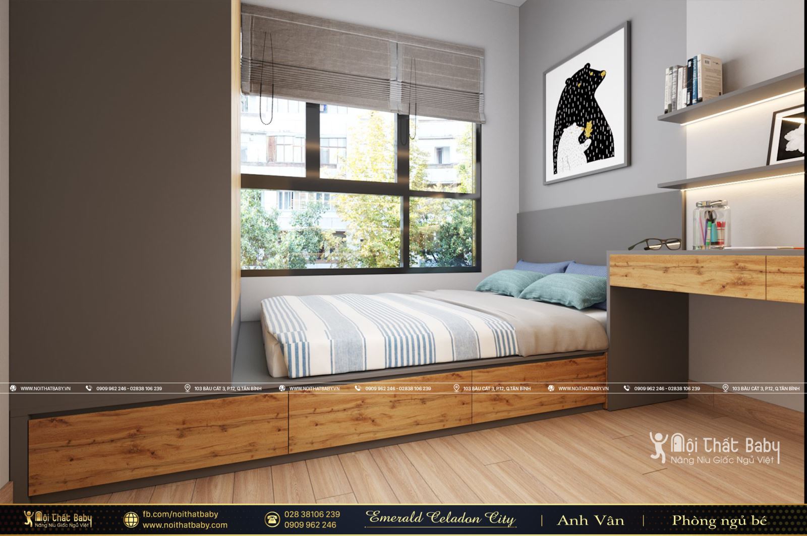 Tổng hợp các mẫu thiết kế nội thất Chung cư Emerald Celadon City