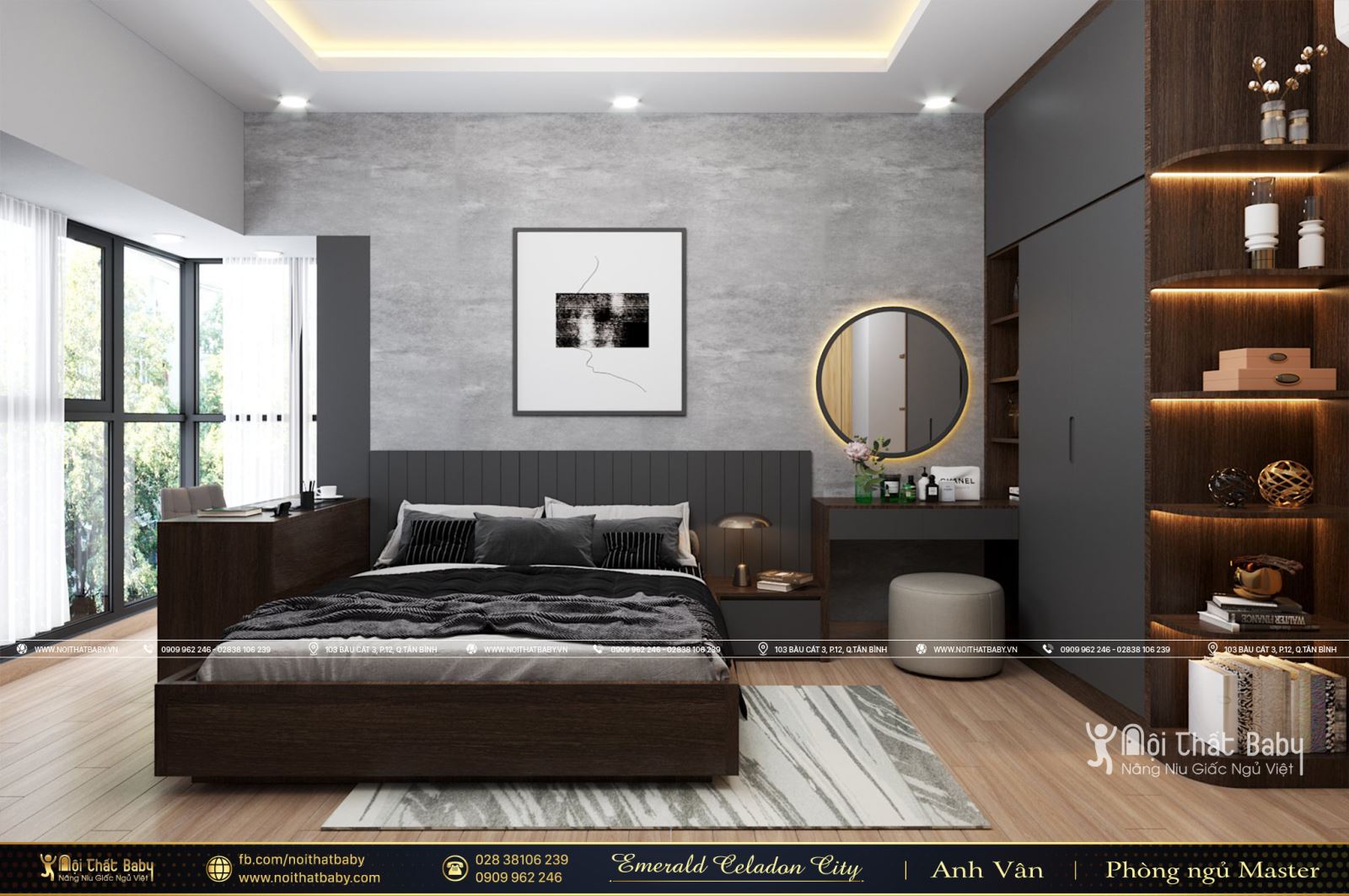 Tổng hợp các mẫu thiết kế nội thất Chung cư Emerald Celadon City