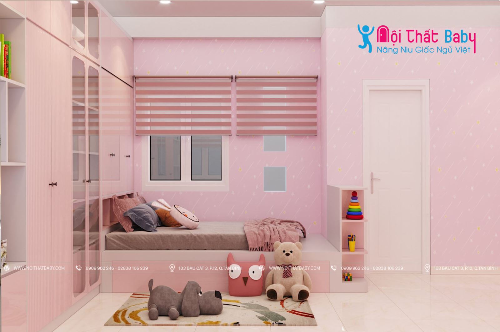 Làm sao để trang trí phòng ngủ đẹp cho bé gái ?