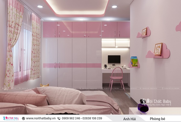 Tổng hợp ý tưởng trang trí phòng ngủ màu hồng siêu đẹp cho các nàng