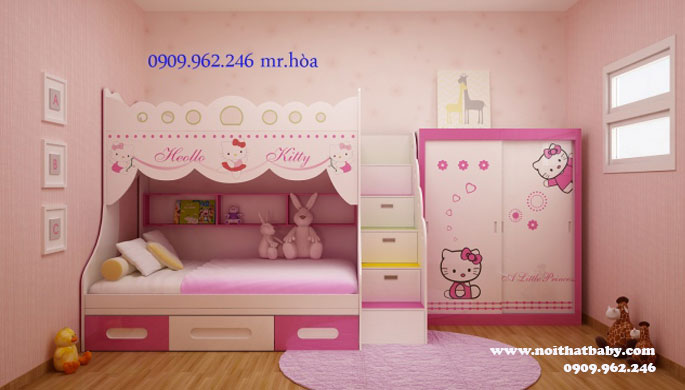 TỦ ÁO HELLO KITTY ĐẸP BBTA07