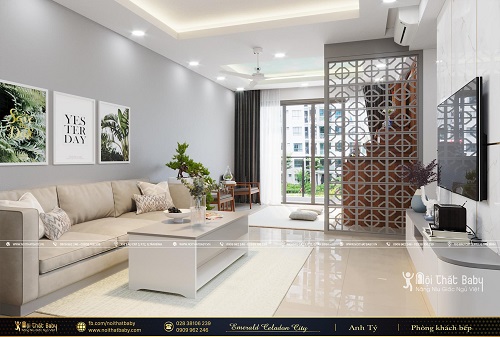 Khám phá không gian nội thất chung cư hiện đại tại Emerald Celadon City 112m2